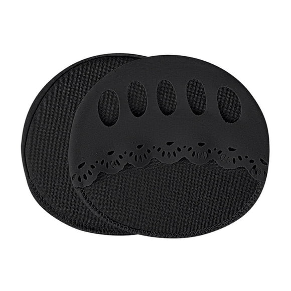 Almohadillas acolchadas para el antepié, cojines metatarsianos para tacones, zapatos para mujeres y hombres, cómodos espaciadores de dedos, calcetines negro Fernando Almohadillas metatarsianas