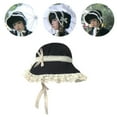 thumbnail image 5 of Victorian Bonnet Base Victorian Hat Versatile Beachwear Versatile for Bride Wedding Party for Women Cocktail Tea Party, 5 of 8