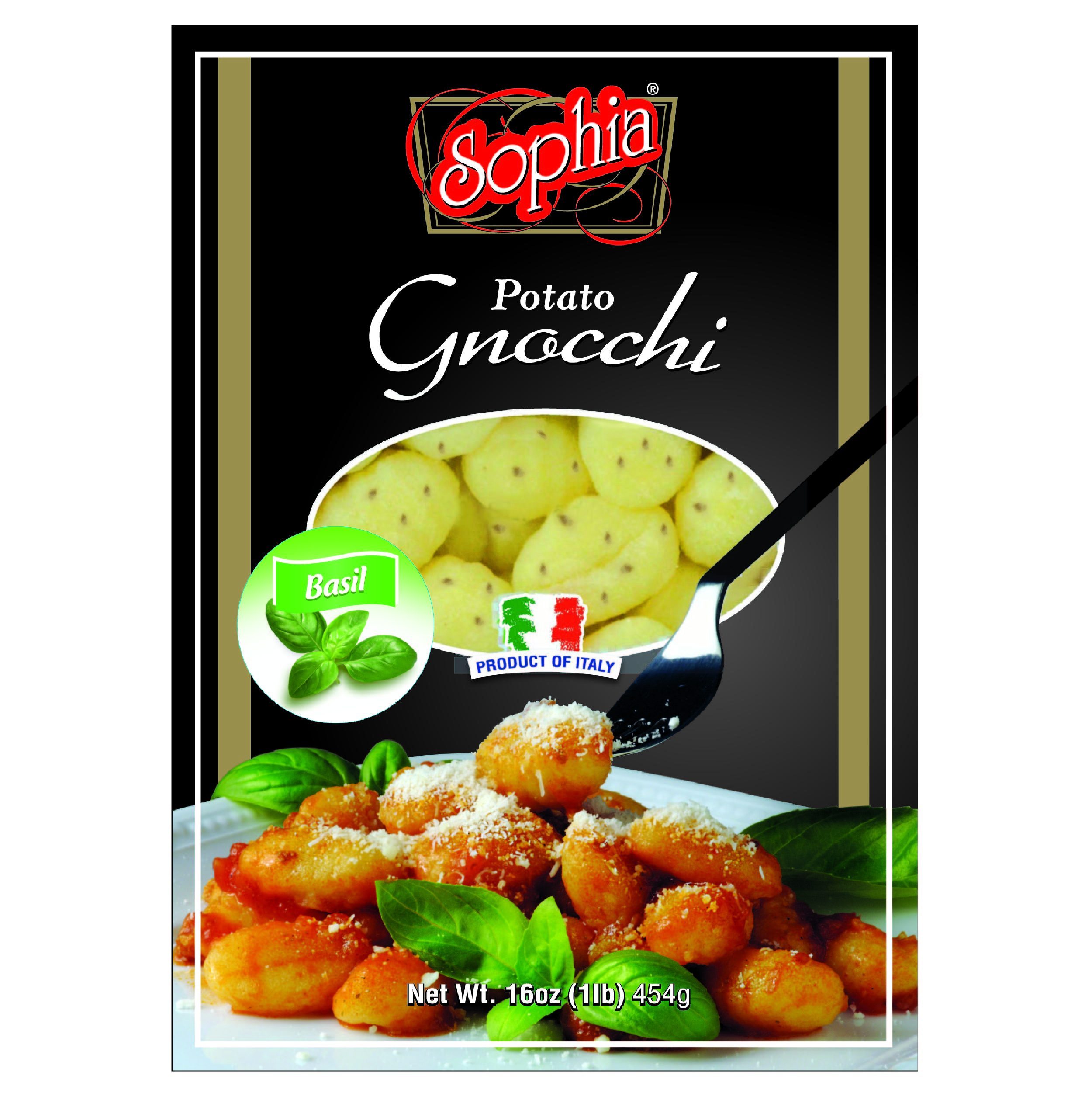 Sophia Potato Gnocchi with Basil 16oz (12pack)