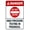 Warning Sign 3, variant on Do Not Enter Road Closed Sign 8"x12" - Rules Security Metal for Outdoor Indoor Road Yard Garage Home Business Street Wall Caution