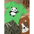 thumbnail image 3 of Cute Waving Panda T-Shirt Toddler -Image by Shutterstock,  3 Toddler, 3 of 4