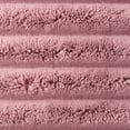 thumbnail image 4 of Better Homes & Gardens Exaggerated Channel Faux Fur Oversized Couch Throw Blanket, Violet Gem, 50 x 72 in, 4 of 8