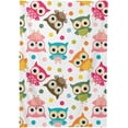 thumbnail image 2 of GZHJMY Owl Tablecloth, Rectangle Waterproof Washable Polyester Table Cover for Picnic Dinner Holiday Party Decor, 60 x 108 Inch, 2 of 7