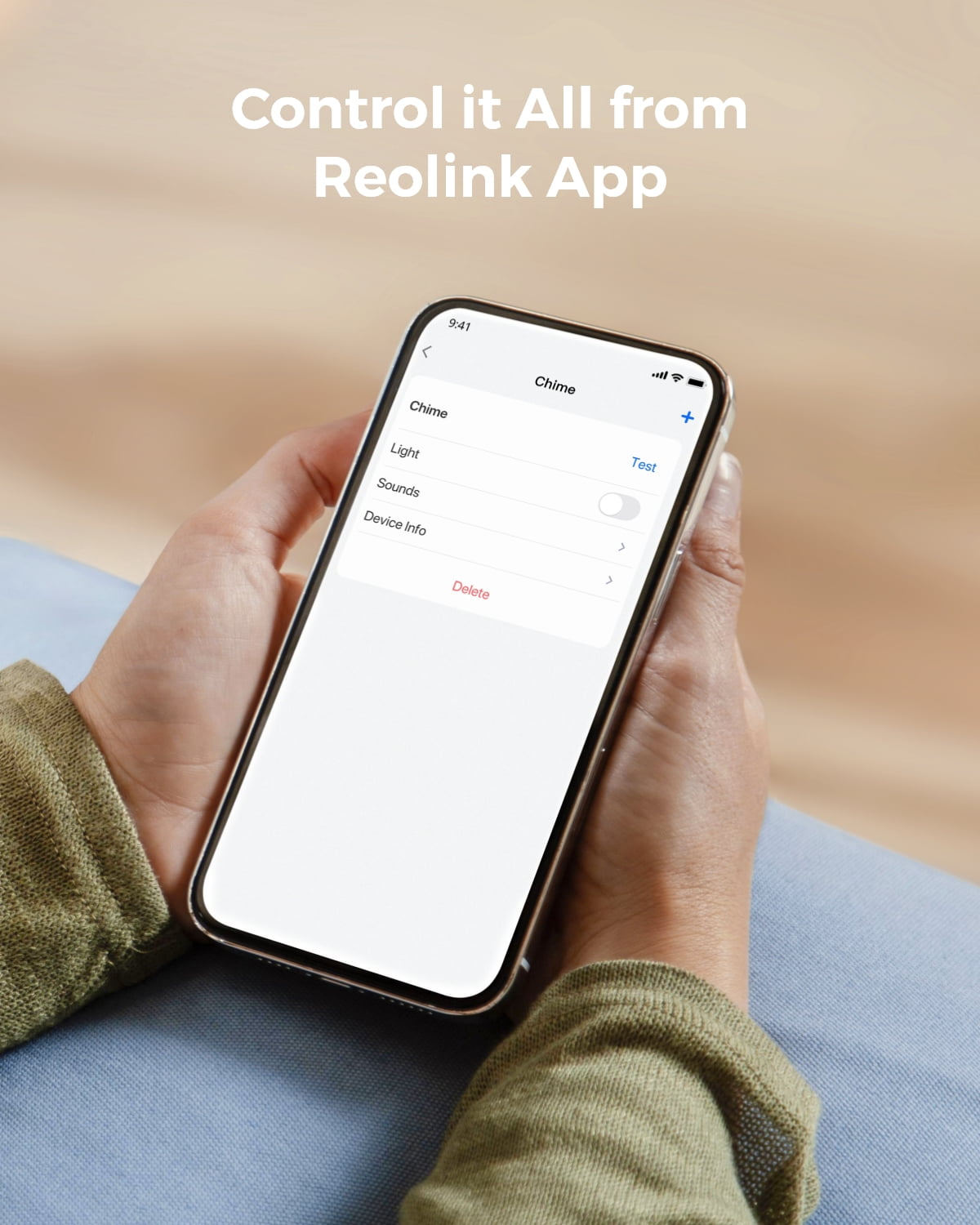 Reolink Chime for Video Doorbell,Plug-in Solution,Remote Control,Adjustable Ringtones,Volumes,Lights