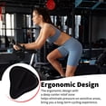 thumbnail image 2 of Bike Seat Cushion - Apusale Gel Padded Bicycle Saddle Cover for Women Men, Outdoor Indoor Narrow, 2 of 5