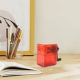 MagicXflow Pencil Sharpener Dual Hole Manual Red, Jumbo Crayon