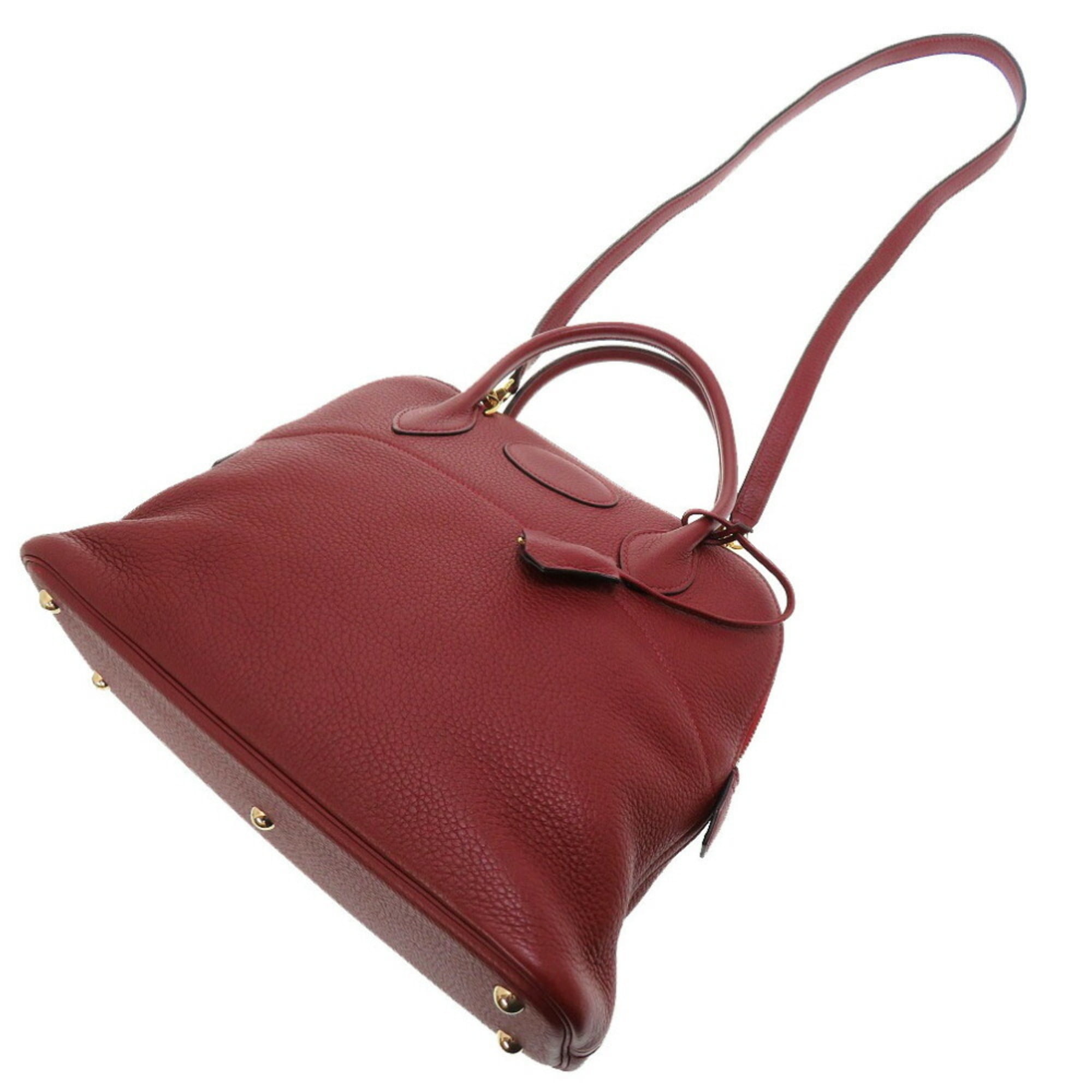 Hermès Pre-Owned 2003 Hermes Taurillon Bolide 31 - Red