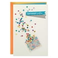 thumbnail image 1 of Tarjeta de cumpleaños Hallmark con sobre y confeti 15 x 21 cm, 1 of 7