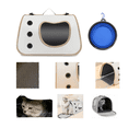 thumbnail image 1 of Xtellar Mochila Para Gato Y Jaula Transportadora Gatos Para Mascotas, 1 of 1