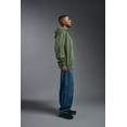thumbnail image 5 of Expert Brand USA-Made Men's Oversized Heavyweight Cotton Pullover Hoodie, Sage, Medium, 5 of 8