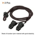 thumbnail image 3 of Unique Bargains 16.5' 2Pack Napkin Chain Adjustable Bib Holder Chain Sun Hat Strap Lanyard, Brown, 3 of 5