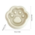 thumbnail image 3 of Comedero lento para perros – Plato antiasfixia para gatos | Huella de pata elevada, base antideslizante, fácil de limpiar | Plástico de grado alimentario | Multicolor | 20x19x4,5cm, 3 of 6