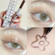 thumbnail image 4 of Lápiz Delineador de Ojos de colores mate, resistente al agua, no florece, Lápiz Delineador de ojos negro, maquillaje líquido de larga duración, cosméticos （01, 4 of 5