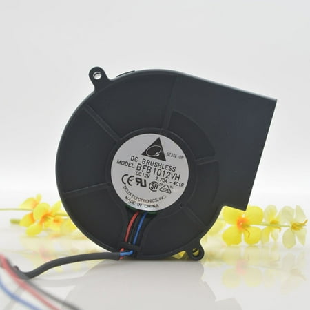 

12V Large Air Volume Ultra-Quiet Radial Turbo Blower Warm Air Grill Exhaust Fan