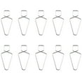 thumbnail image 1 of VONKY 10 Pieces Ceiling Tile Hooks Stainless Steel Easy installtion Simple Design without Deformation Hanging Sign Home Organization Ceiling F6, 1 of 9