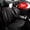 2 pcs Black, variant on 2PC universal color matching Pu leather front car seat cover is suitable for car SUV models, driver's seat and passenger seat