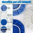thumbnail image 5 of 9PCS Polishing Bonnet Pads,9 to 10 Inch Polisher Bonnet Buffer Bonnets Waxers Bonnet,Buffing Pad Cover Waxing Bonnet,Mix Pack 3 Microfiber 3 Coral Fleece 3 Woolen for Car Polisher, 5 of 7