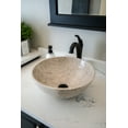 thumbnail image 6 of Eden Bath EB-S003PG-P 6 x 14 in. Small Vessel Sink Bowl, Polished Penny Gray Marble, 6 of 7