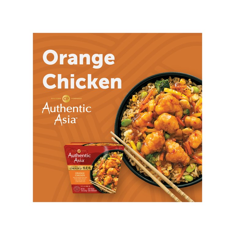 Authentic Asia Orange Chicken Meal 10oz (Frozen Dinner) - Walmart.com Authentic Asia Orange Chicken Meal 10oz (Frozen Dinner) - Walmart.com