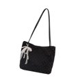 thumbnail image 4 of Bolso tote para mujer, bolso clásico y a la moda para fiestas, viajes, negocios y ocio. Negro, 4 of 9