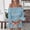 Light Blue, variant on Women's Casual Tennis Dress Women Summer Dresses Print Beach Off Shoulder Tunic Casual Loose Fit Sleeve Dress Green M