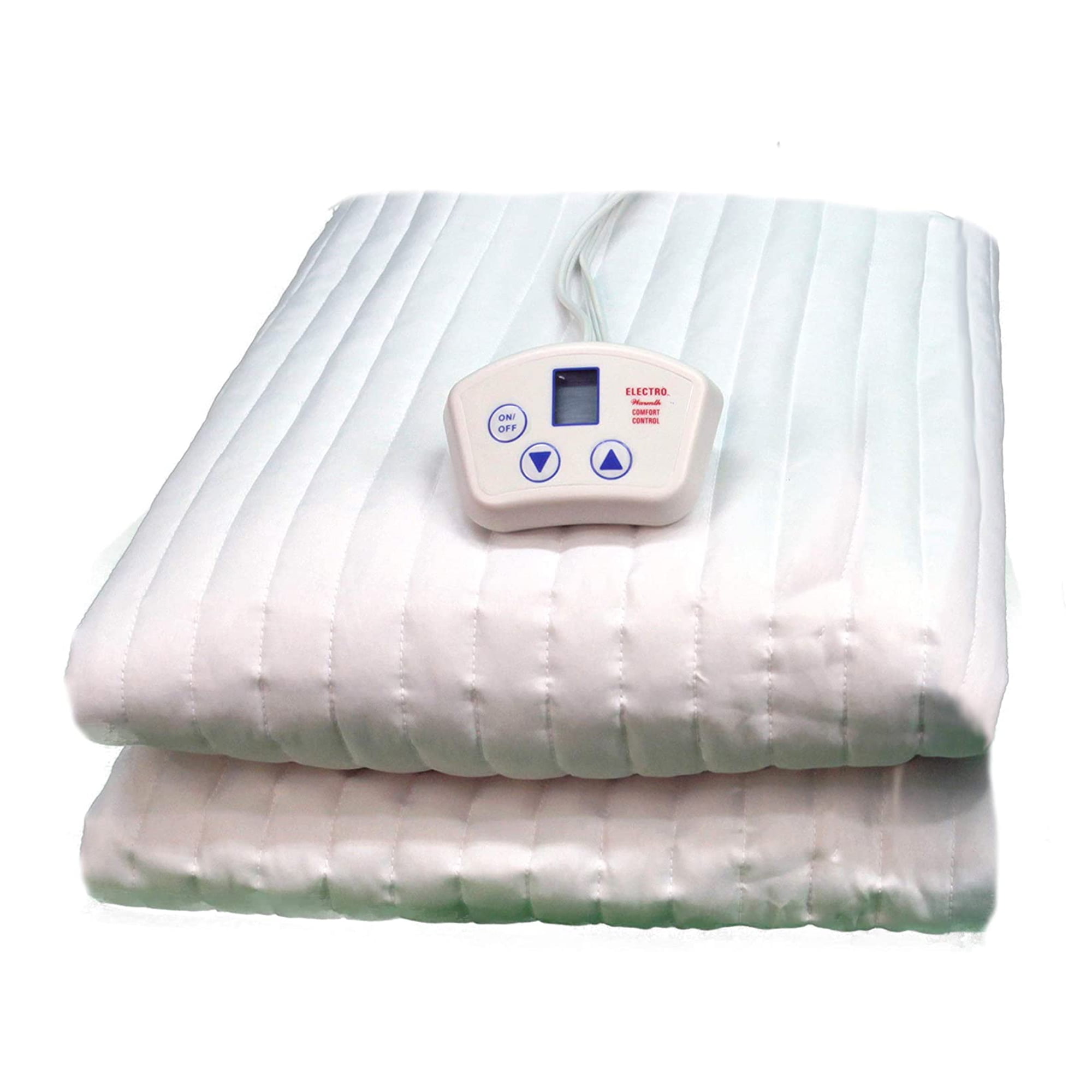 Califo Details about   Sunbeam Heated Mattress PadWater-Resistant 10 Heat Settings White 
