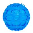 thumbnail image 2 of Pelota masticable para perros, con sonido, flotante e indestructible, de goma (azul)., 2 of 5