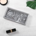 thumbnail image 4 of Organizador de joyas Vanity Tray Luxspire de resina para baño, 4 of 7