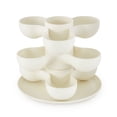 thumbnail image 1 of The HC Companies 8" Pixie Indoor Stacking Succulent Planter Pot, Vanilla Bisque, 1 of 12
