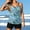 B79 Green swim suits for women clearance under $5, variant on Xqxayjr Tankini Swimsuits for Women Bathing Suits Two Piece Tummy Control Round Neck with Boyshorts Swim Suits Traje De Para Mujer