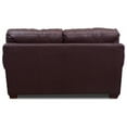 thumbnail image 5 of Bowery Hill Traditional Leather Loveseat with Chic Nailhead in Brown, 5 of 6