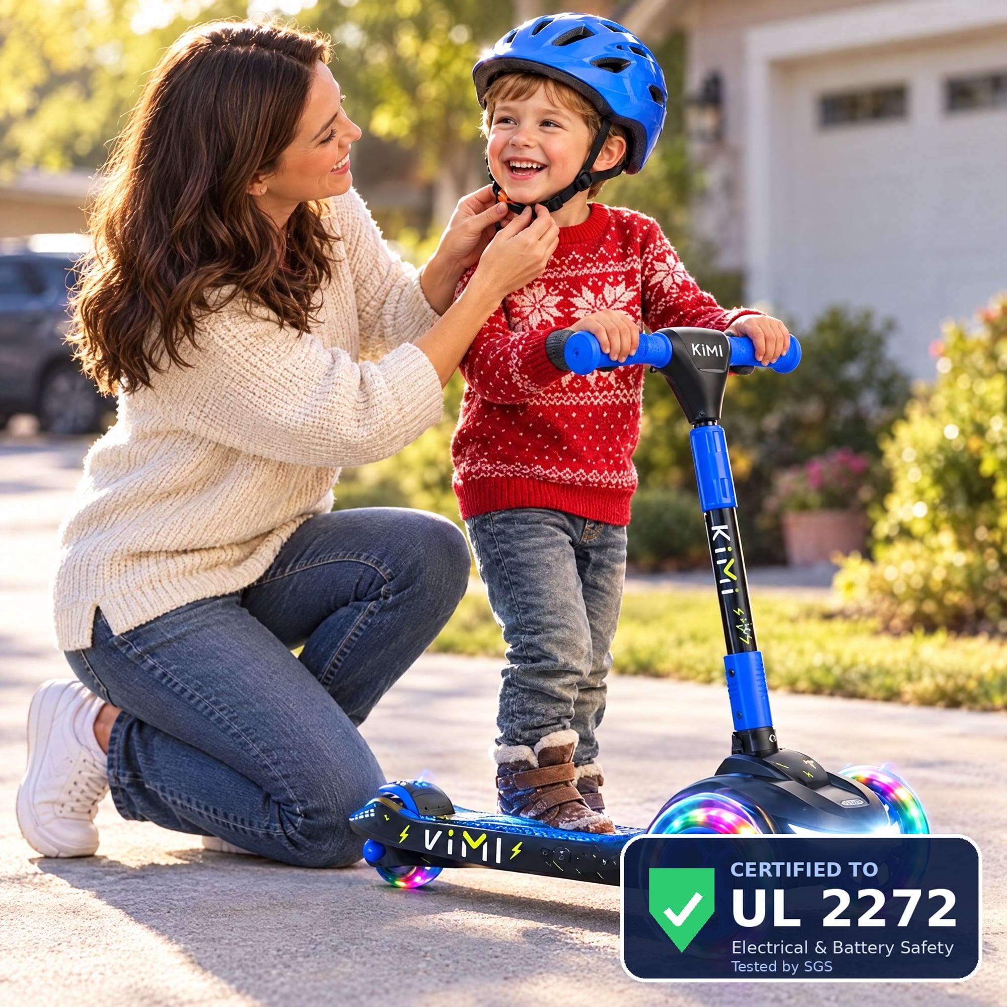 UPC 850017708020 product image for KIMI 2026 Kids Electric Scooter  UL 2272 Certified Safe Christmas Gift  3-Wheel  | upcitemdb.com