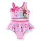 thumbnail image 1 of Traje de baño Disney para niñas pequeñas con un solo hombro, pajarita, tankini, 2 años, 1 of 6