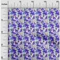 thumbnail image 2 of oneOone Velvet Blue Fabric Abstract Floral Sewing Craft Projects Fabric Prints By Yard 58 Inch Wide, 2 of 5