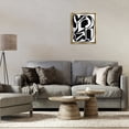 thumbnail image 3 of Stupell Industries Swirling Ink Pattern Abstract Painting Gold Floater Framed Canvas Art Print Wall Art, 17 x 21, 3 of 10