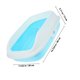 thumbnail image 2 of unbranded Portable Cat Litter Box Sky Blue Semi Enclosed for Home and Travel Use, 2 of 7