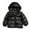 Black, variant on XBASW 2-7 Years Boys Girls Winter Coats Hooded Jacket for Kids Toddler Thick Warm Solid Outwear Zipper Snowsuit for Baby
