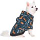 thumbnail image 2 of Balery Playful Foxes Forest Blues Sudadera con Capucha para Perros Pequeños – Ropa para Mascotas, Disfraz para Perros y Gatos, Ideal para Fiestas y Cosplay-Medium, 2 of 7