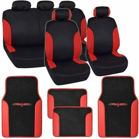 BDK Roam Sport Car Seat Covers with 4 Pieces Floor Mats, Split Bench ... BDK Roam Sport Car Seat Covers with 4 Pieces Floor Mats, Split Bench ...