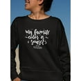 thumbnail image 2 of Sunset Quote Sweatshirt Women -Image by Shutterstock, Female Small, 2 of 4