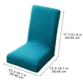 thumbnail image 3 of Chair Covers Elastic Dining Chair Covers Stretchable Tablecloth Set for Kitchen Dining Room(1Pcs) Rkxzt, 3 of 9