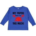 thumbnail image 3 of Inktastic My Papou Loves Me Boys or Girls Long Sleeve Toddler T-Shirt, 3 of 5