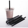 thumbnail image 7 of 100 PCS Black Disposable Straws,Individually Wrapped,BPA Free Food-Grade Plastic Straws,Large Disposable Straws,Boba Straws for Bubble Tea, 7 of 7