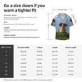 thumbnail image 7 of Gaeub Elephant Dog Men's Lapel Short Sleeve Shirt, Relaxed Fit Shirt, Soft and Breathable for Outdoors Party Travel - Large, 7 of 7