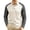 Beige, variant on Mens Mesh Shirts Raglan Long Sleeve T Shirts Breathable Wicking Pullover Quarter Button Casual Athletic Colorblock Tees