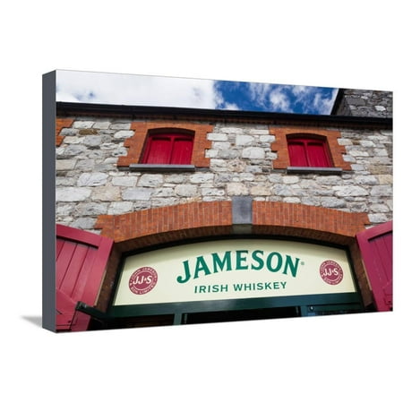 Close-up of the entrance sign, of Jameson Irish Whiskey Distillery, Midleton, County Cork, Munst... Stretched Canvas Print Wall (Best Way To Drink Jameson Whiskey)