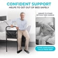 thumbnail image 3 of Stander Wonder Stable Rail, Bedside Assist Railing for Elderly Adults, Senior Bed Handle with Adjustable Legs and Organizer Pouch, ASTM Safety Approved Bedrail, 3 of 10
