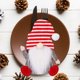 thumbnail image 2 of Adorno Navideño para Cubiertos FLhrweasw Papá Noel Sombrero Rayas, 2 of 8