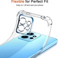 thumbnail image 3 of Shockproof Clear Soft Case For Xiaomi Redmi Note 12 4G 12 Pro Plus Silicone Back Cover for Redmi Note 12S 4G 12C 10C 9A 9C A1 A2, 3 of 4