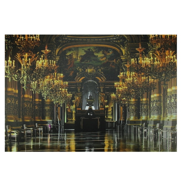 LED Lighted Famous Paris Opera House France Grand Foyer Canvas Wall Art